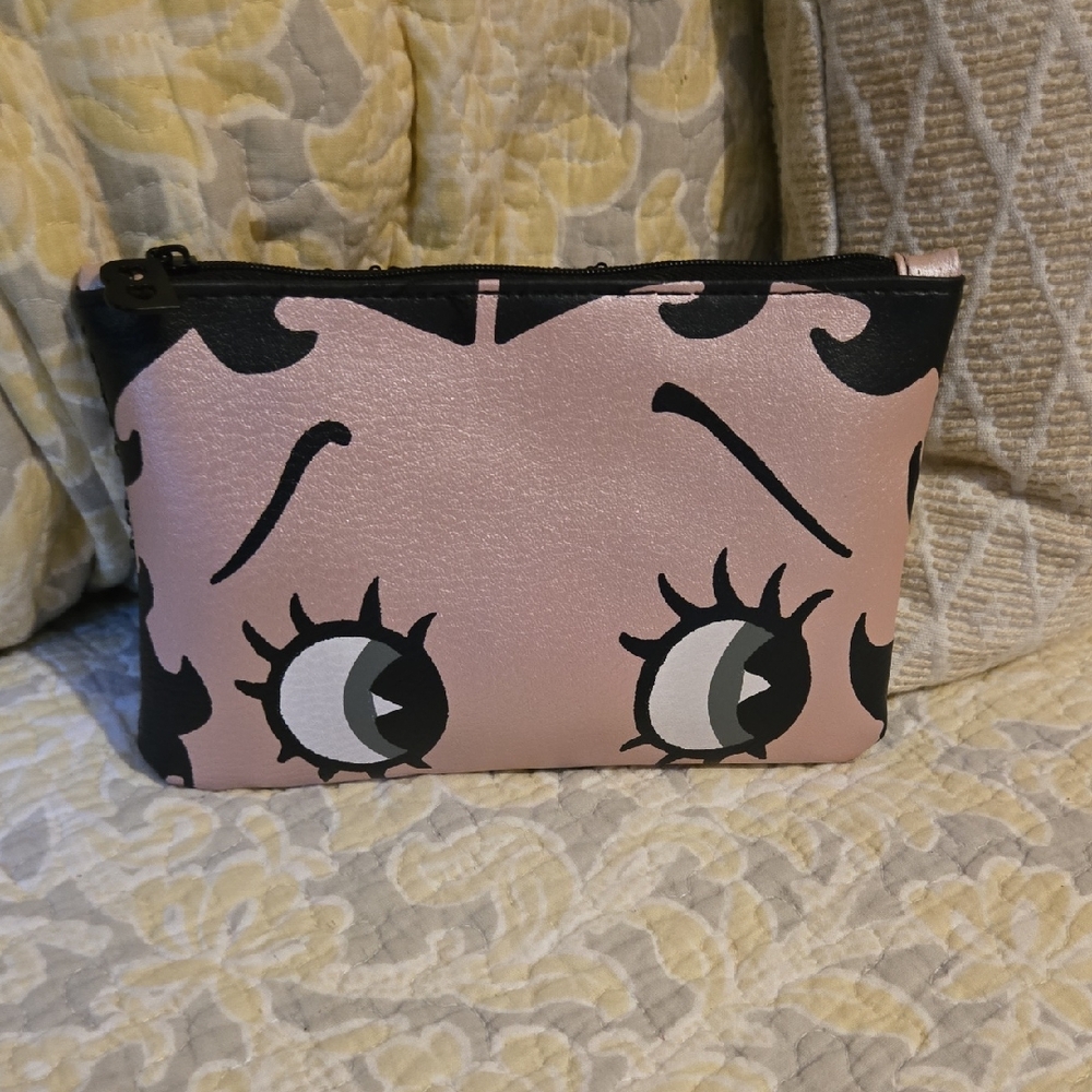 Betty Boop Pink and Black Women's Bag